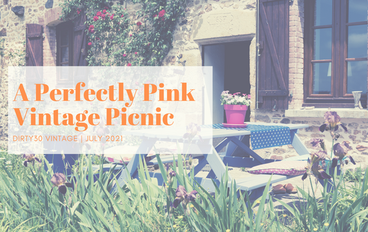A Perfectly Pink Vintage Picnic