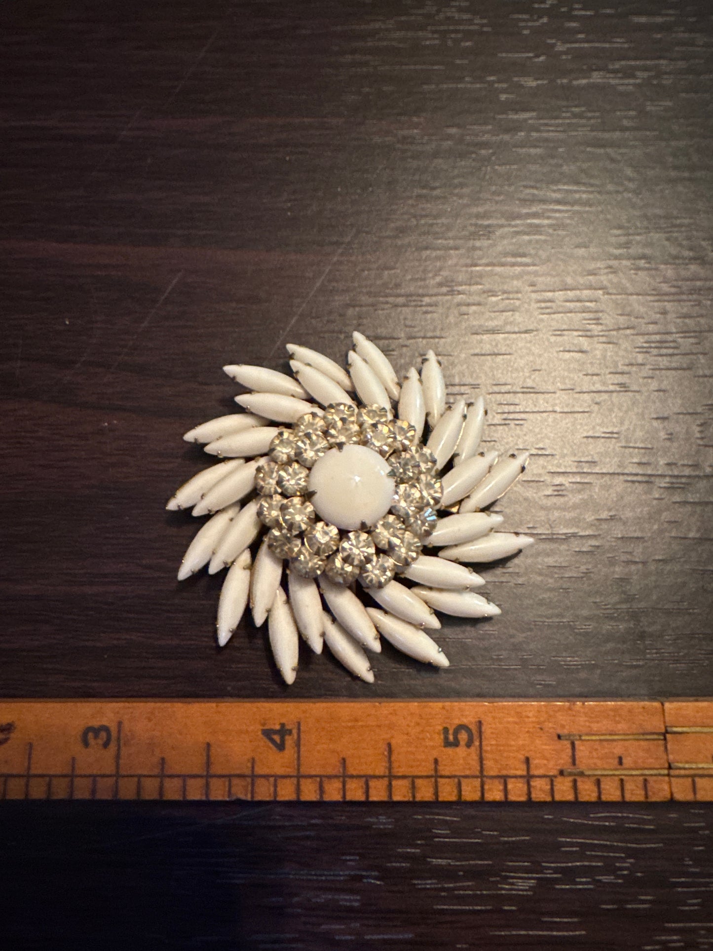 Vintage Judy Lee Starburst Brooch - Atomic Age Elegance