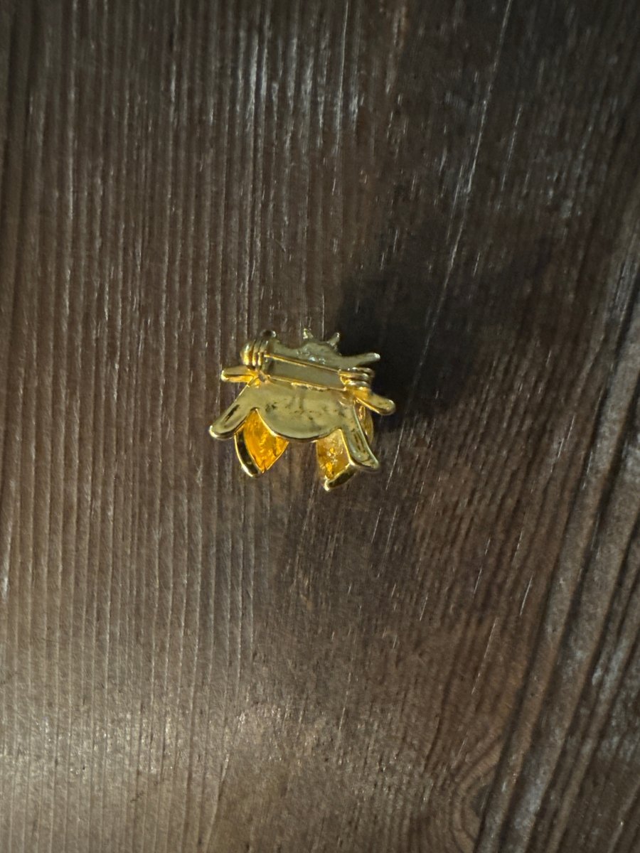 Rhinestone Ladybug Brooch - Dirty30 Vintage