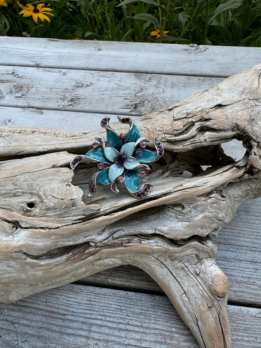 Vintage Floral Brooch - Dirty30 Vintage