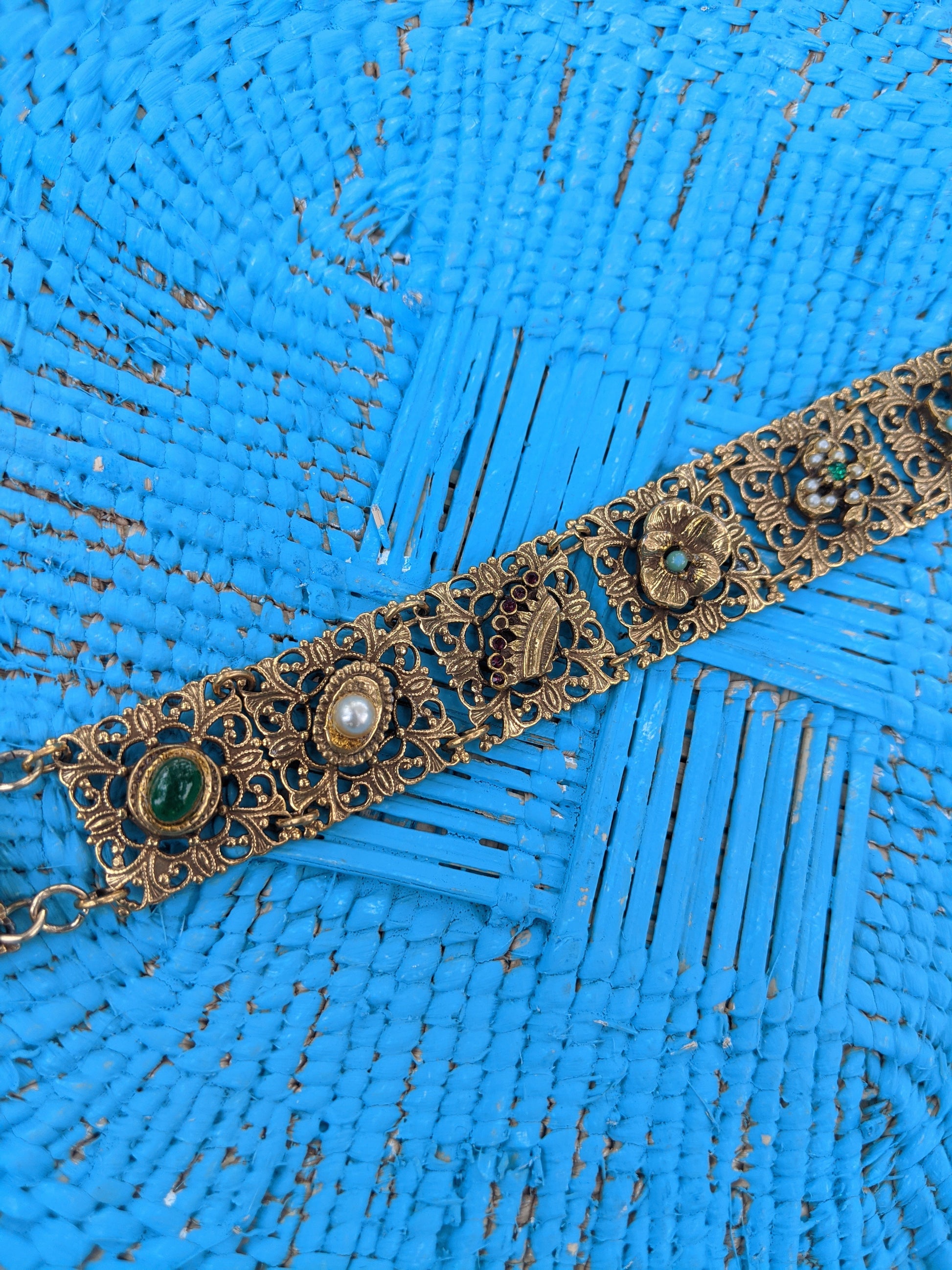 Goldette Victorian Revival Bracelet