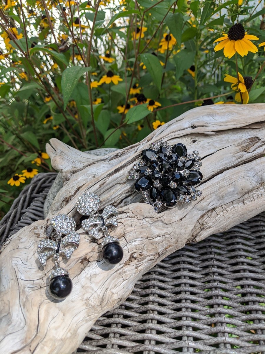 Brooch + Earring Set - Dirty30 Vintage