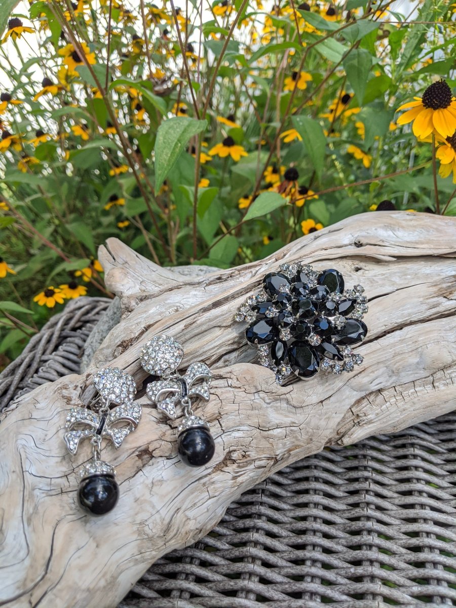 Brooch + Earring Set - Dirty30 Vintage