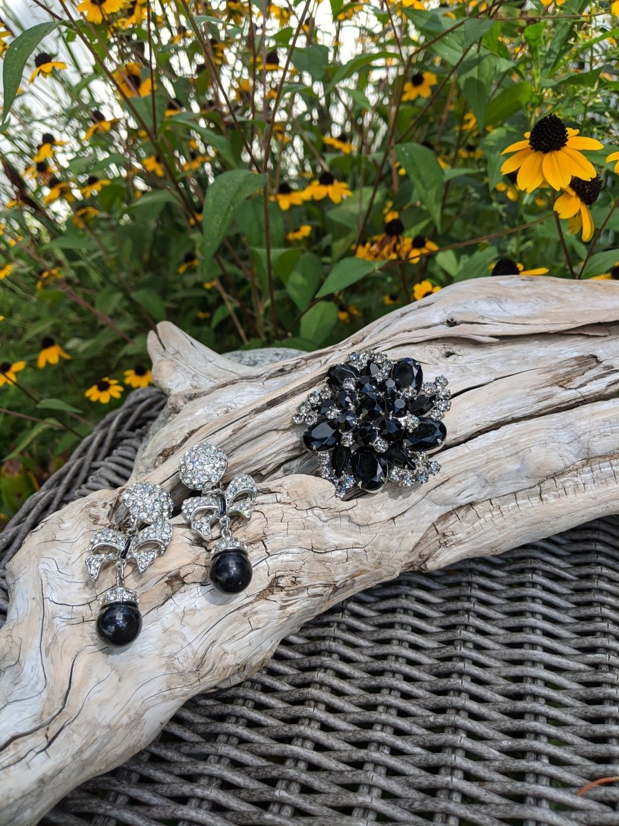 Brooch + Earring Set - Dirty30 Vintage