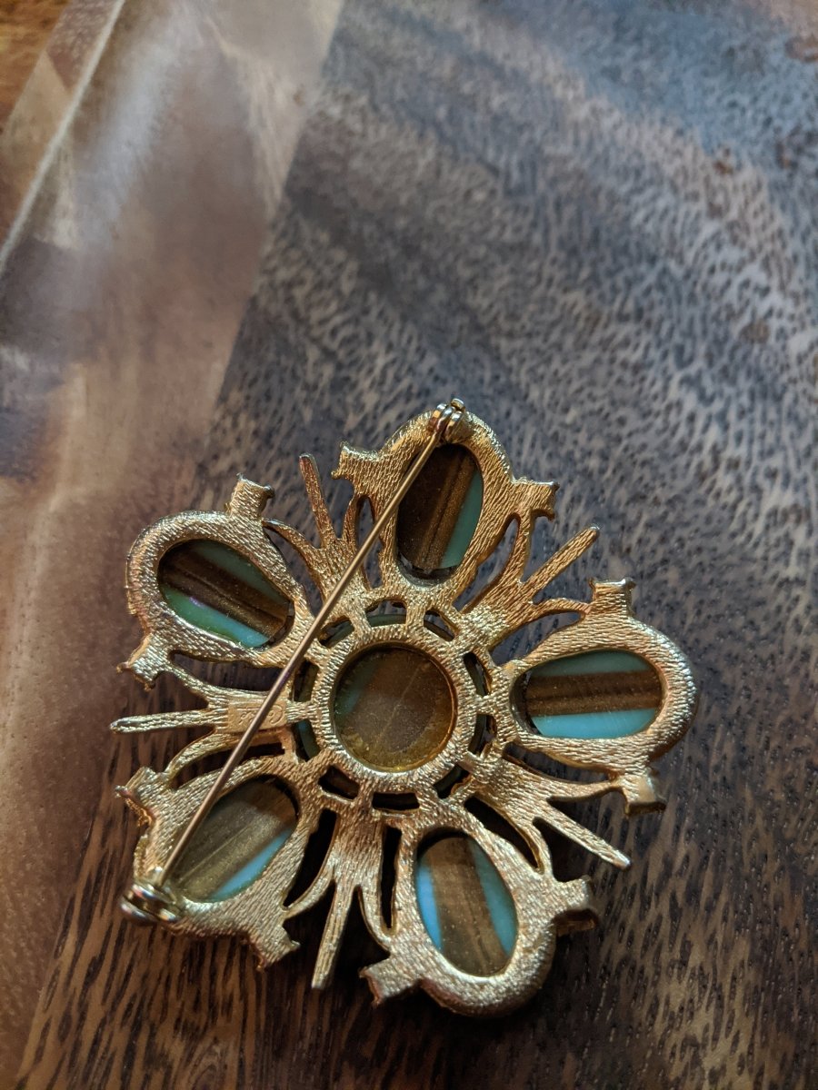 Cathe Cabochon Brooch - Dirty30 Vintage