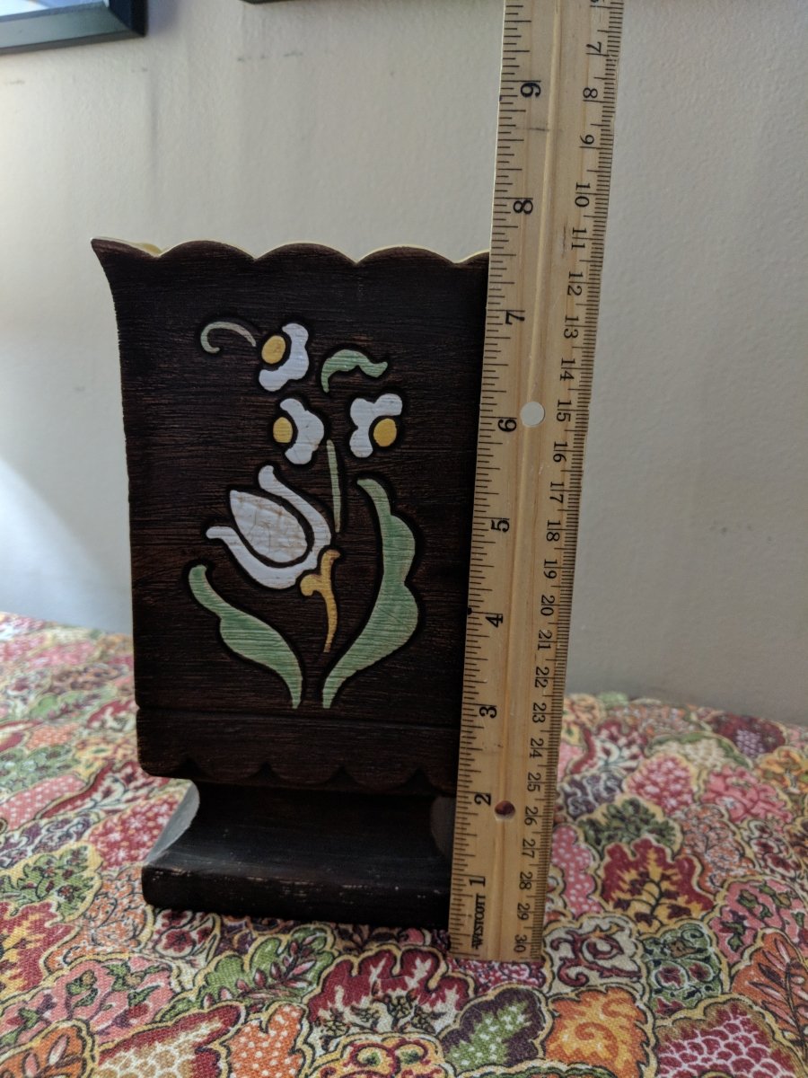 Vintage Brayton Laguna Brown Ceramic Pottery Vase - Dirty30 Vintage