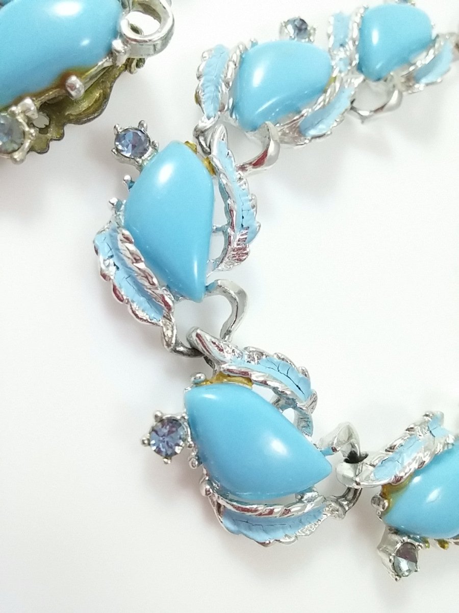 Vintage Thermoset Necklace and Earring Set - Dirty30 Vintage