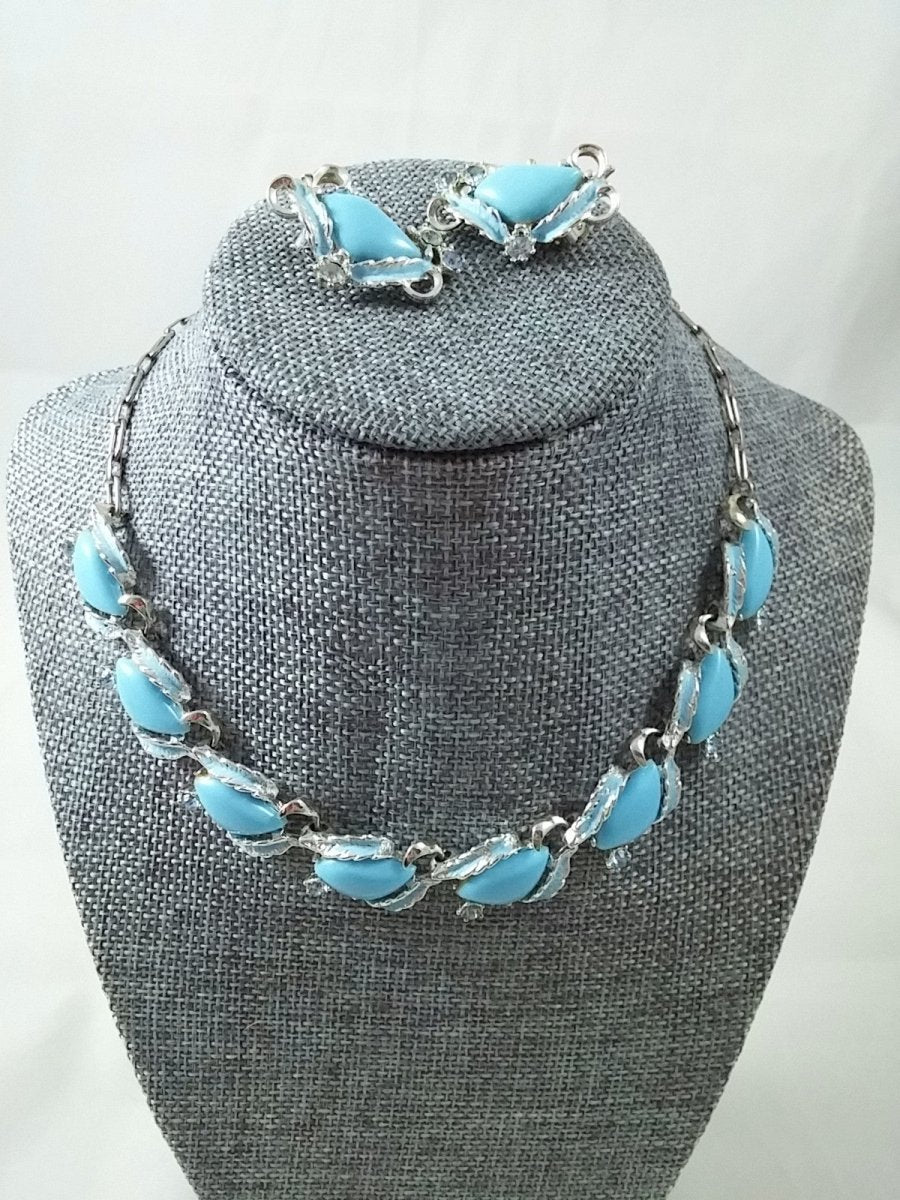 Vintage Thermoset Necklace and Earring Set - Dirty30 Vintage