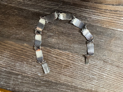 Vintage Siam Sterling Silver Blue Enamel Jewelry Set – Bracelet, Earrings & Pendant | Thai Goddess Mekkala Niello Style, Mid-Century Export Jewelry