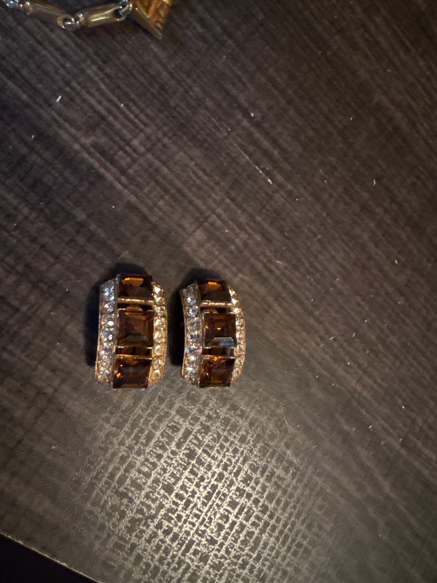 Bogoff Smoky Topaz Necklace + Earrings