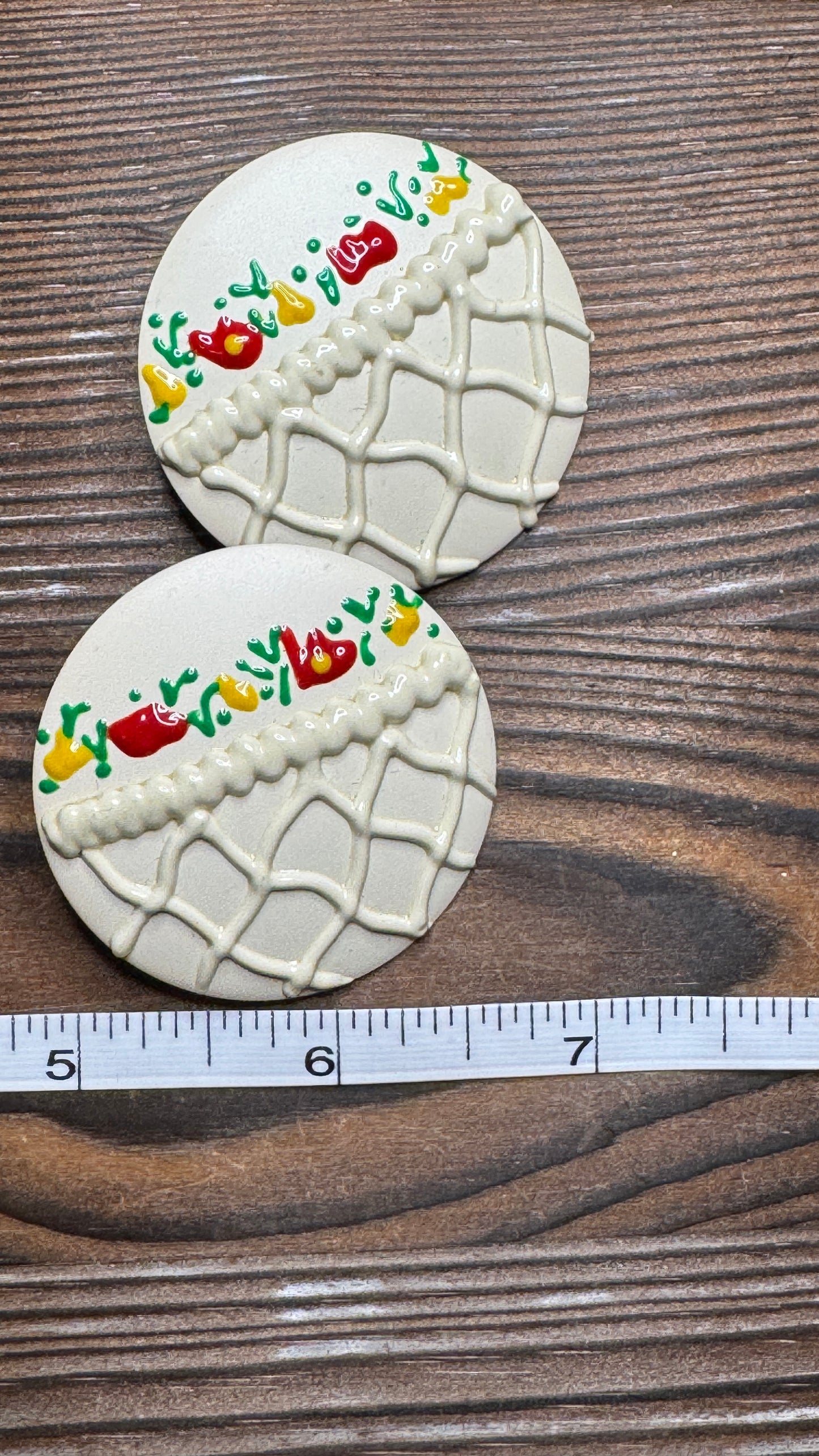 Vintage White Basket Flower Earrings Post Back Dimensional Spring