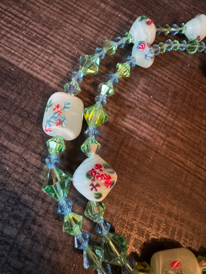 Millefiori Multi Strand Necklace