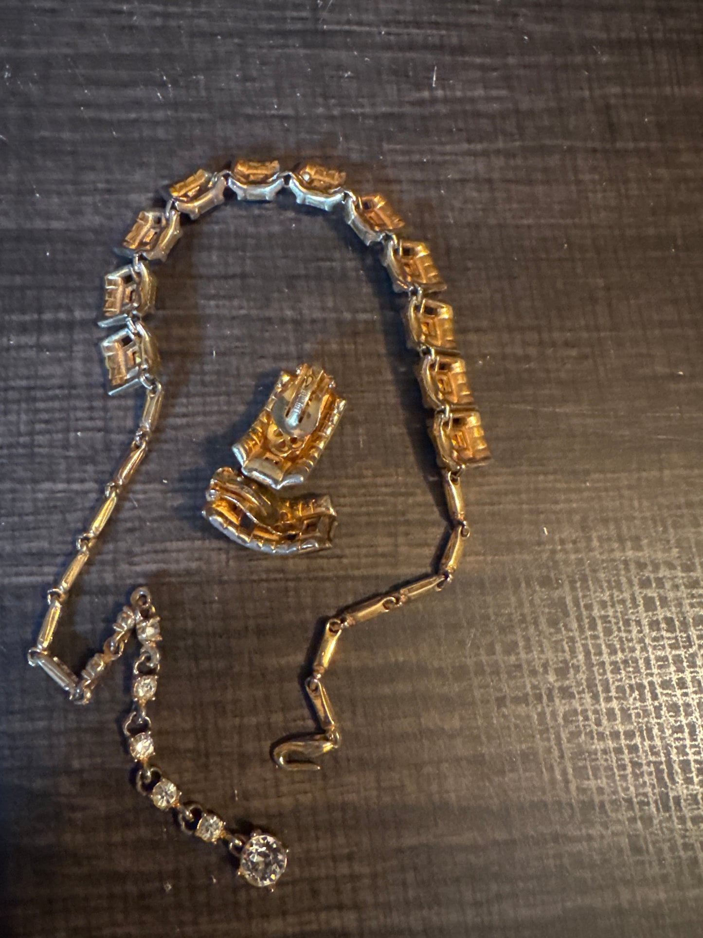 Bogoff Smoky Topaz Necklace + Earrings