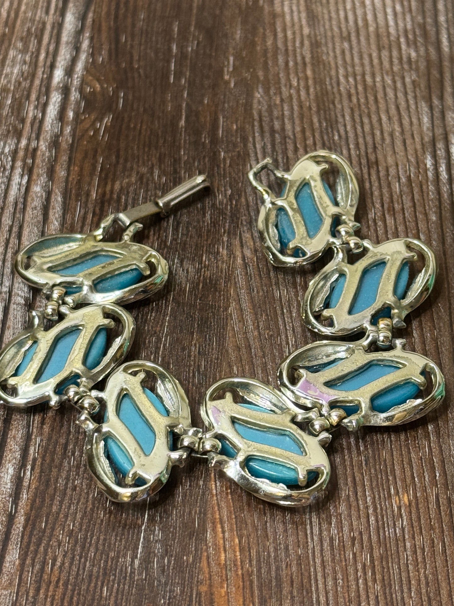 Vintage 1960s Thermo Set in Vibrant Turquoise
