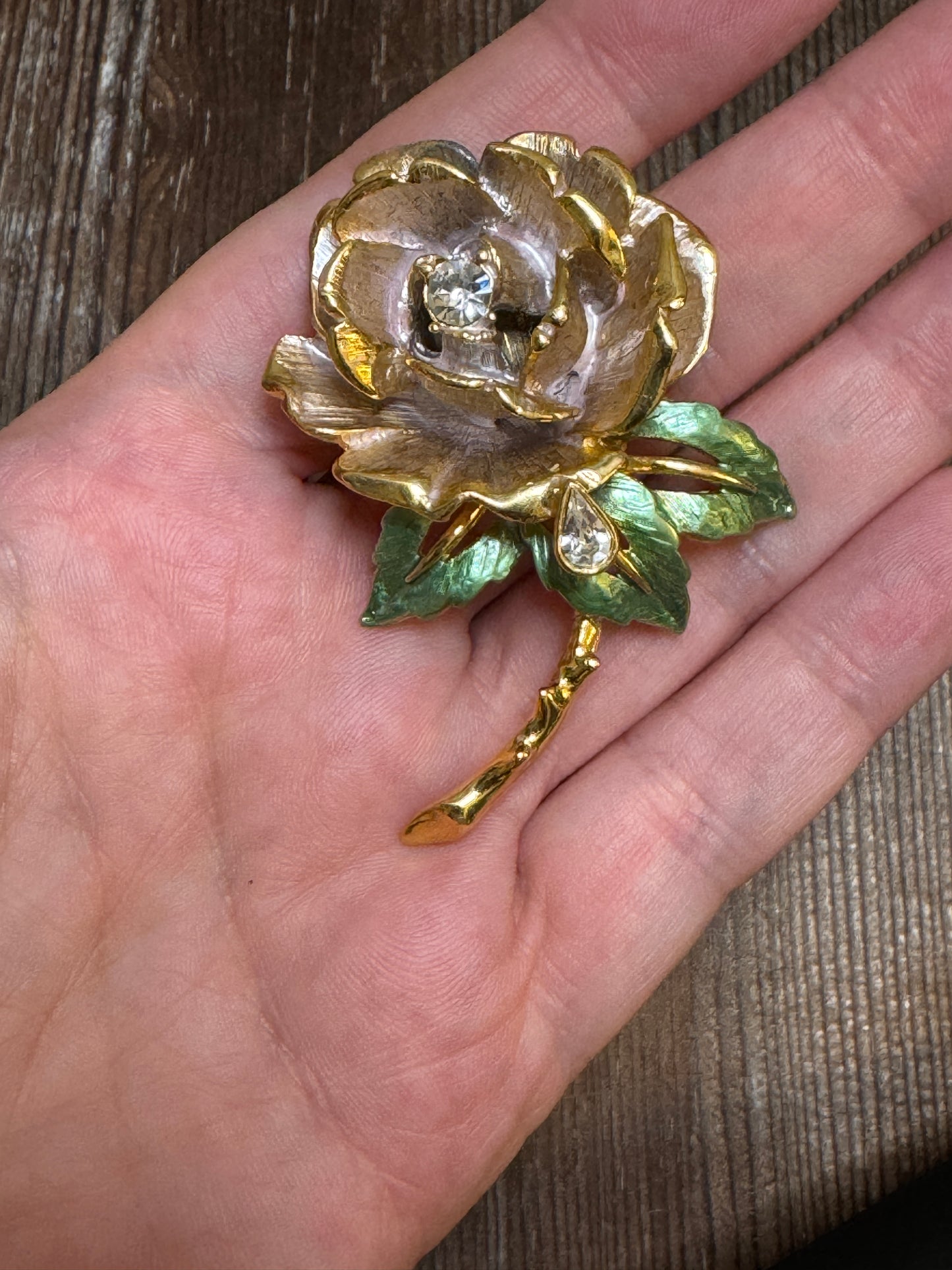 1997 RJ Graziano England’s Rose Brooch — Tribute to Princess Diana