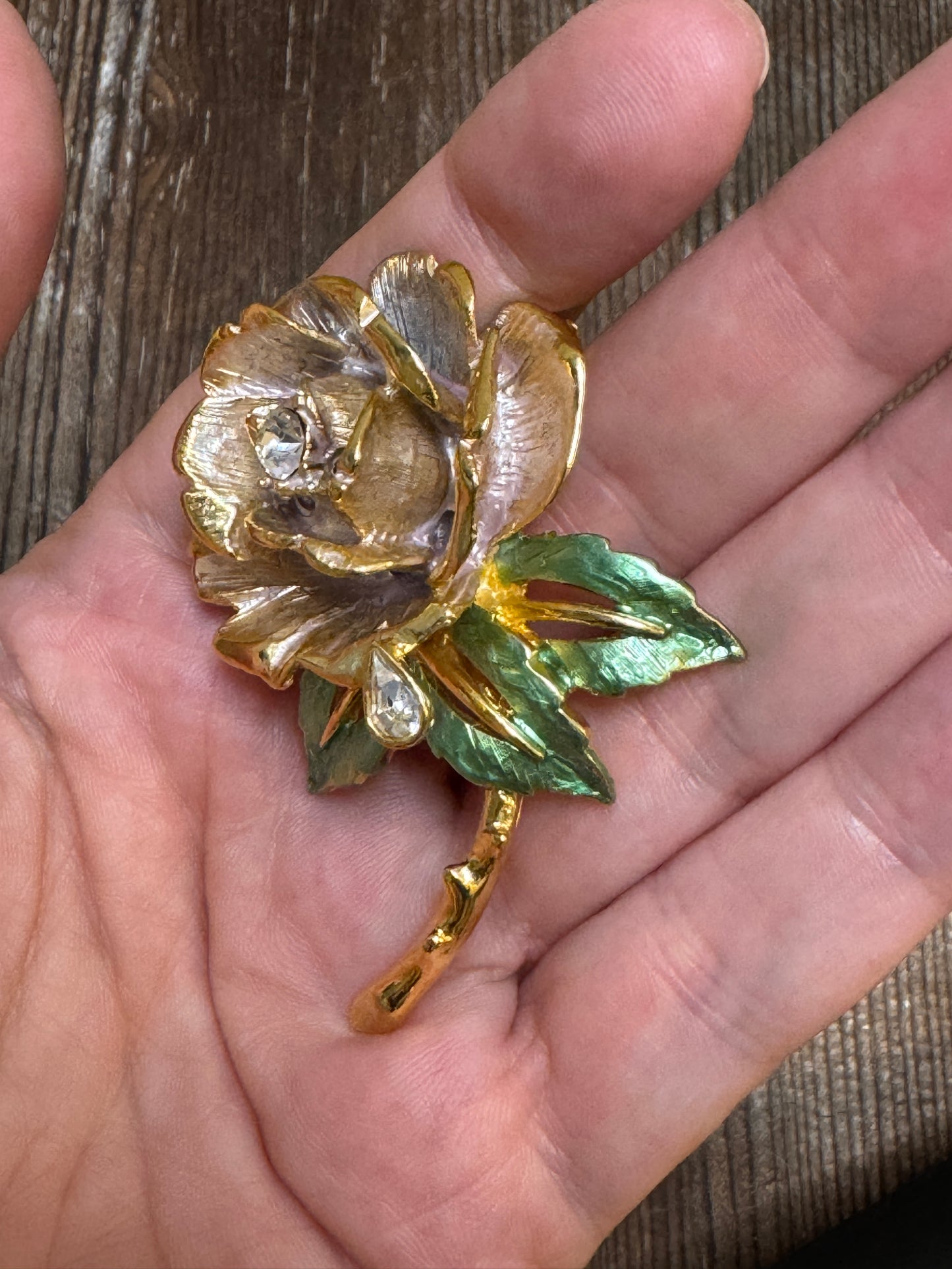 1997 RJ Graziano England’s Rose Brooch — Tribute to Princess Diana