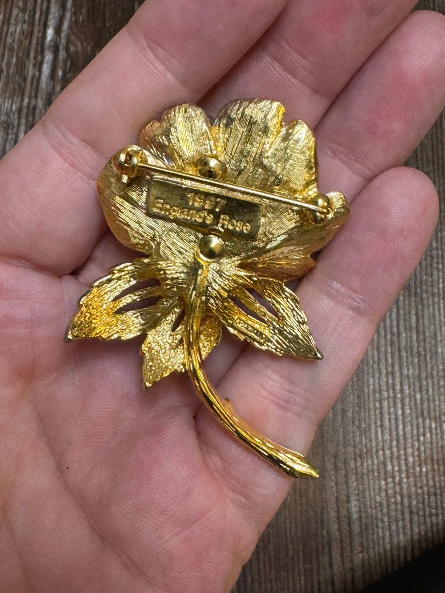 1997 RJ Graziano England’s Rose Brooch — Tribute to Princess Diana