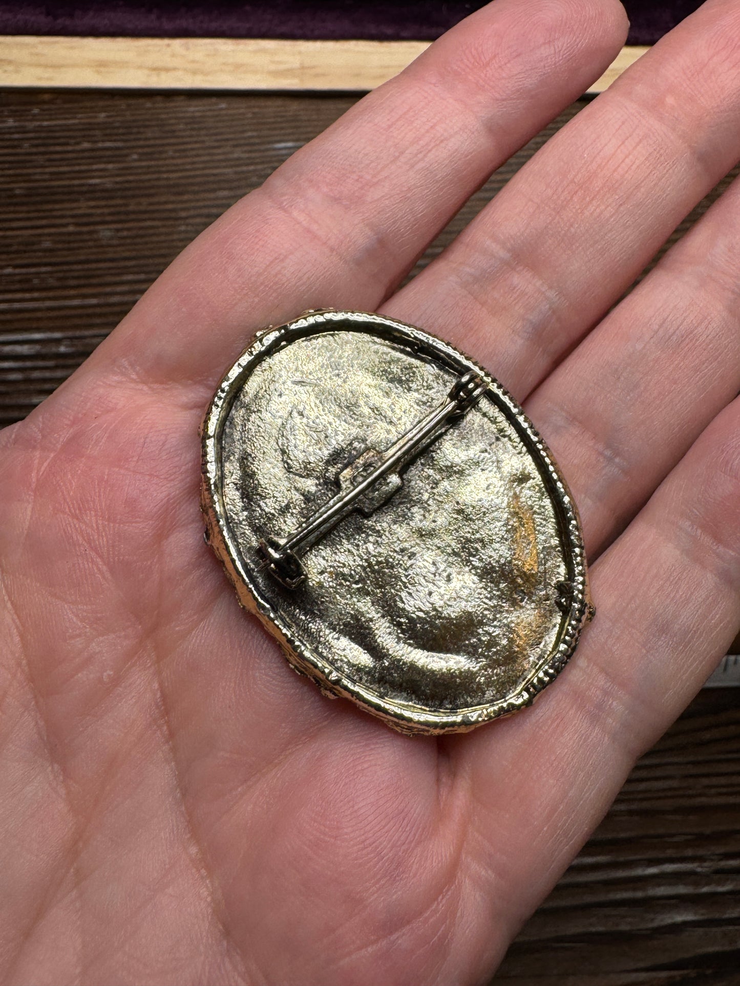 Vintage Confetti Lucite Brooch Earring Set Silver Tone Clip On Earrings