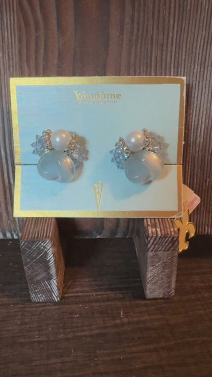 Vendome NOS Clip Earrings