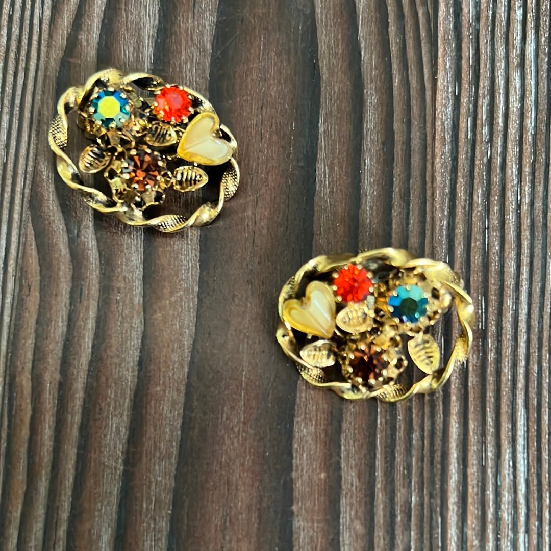 Vintage Austrian Glass Earrings - Dirty30 Vintage