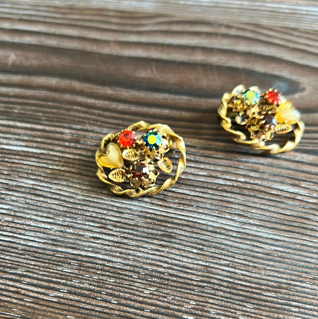 Vintage Austrian Glass Earrings - Dirty30 Vintage