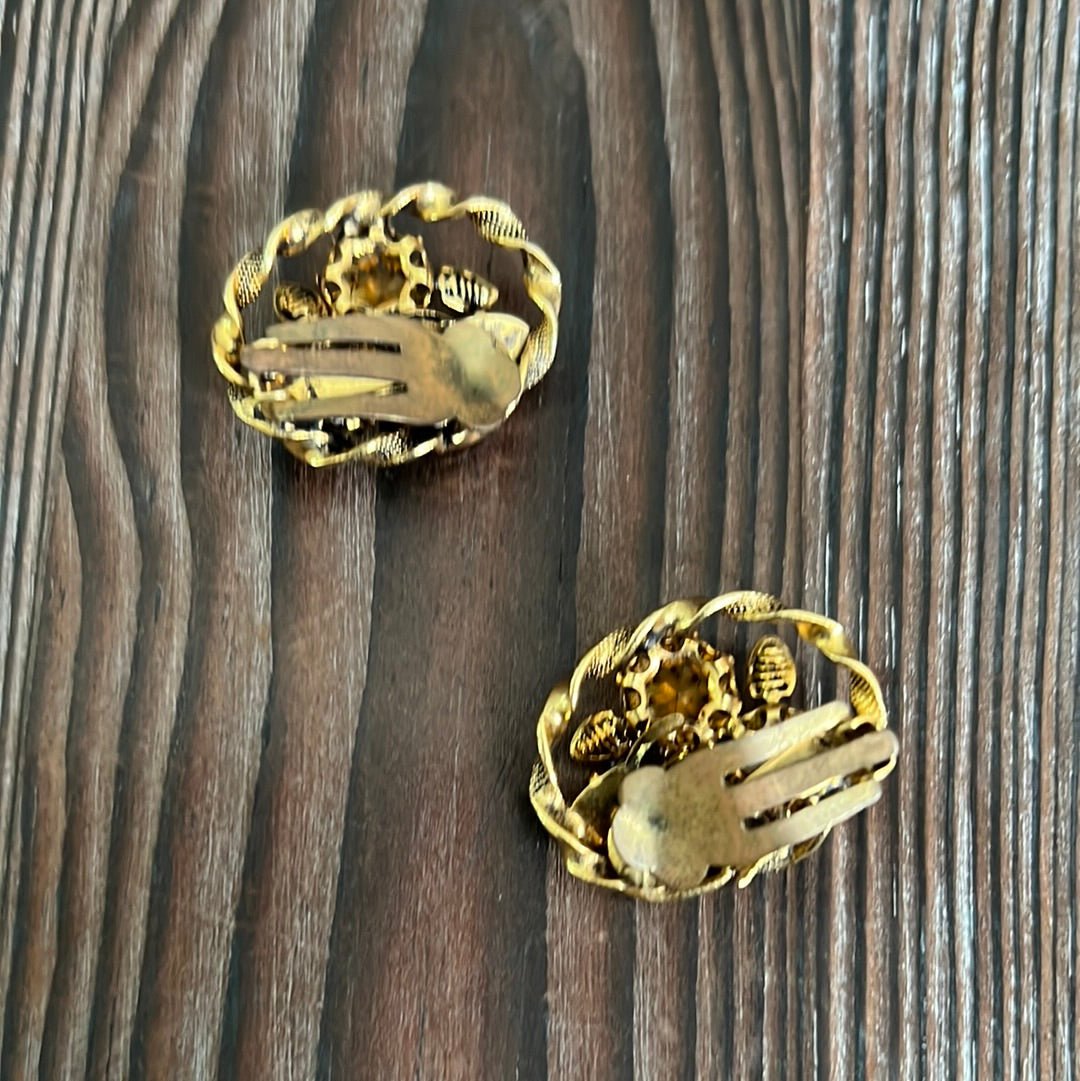 Vintage Austrian Glass Earrings - Dirty30 Vintage