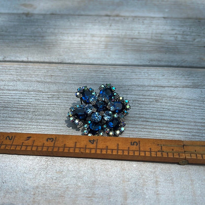 Vintage Blue Austria Brooch - Dirty30 Vintage