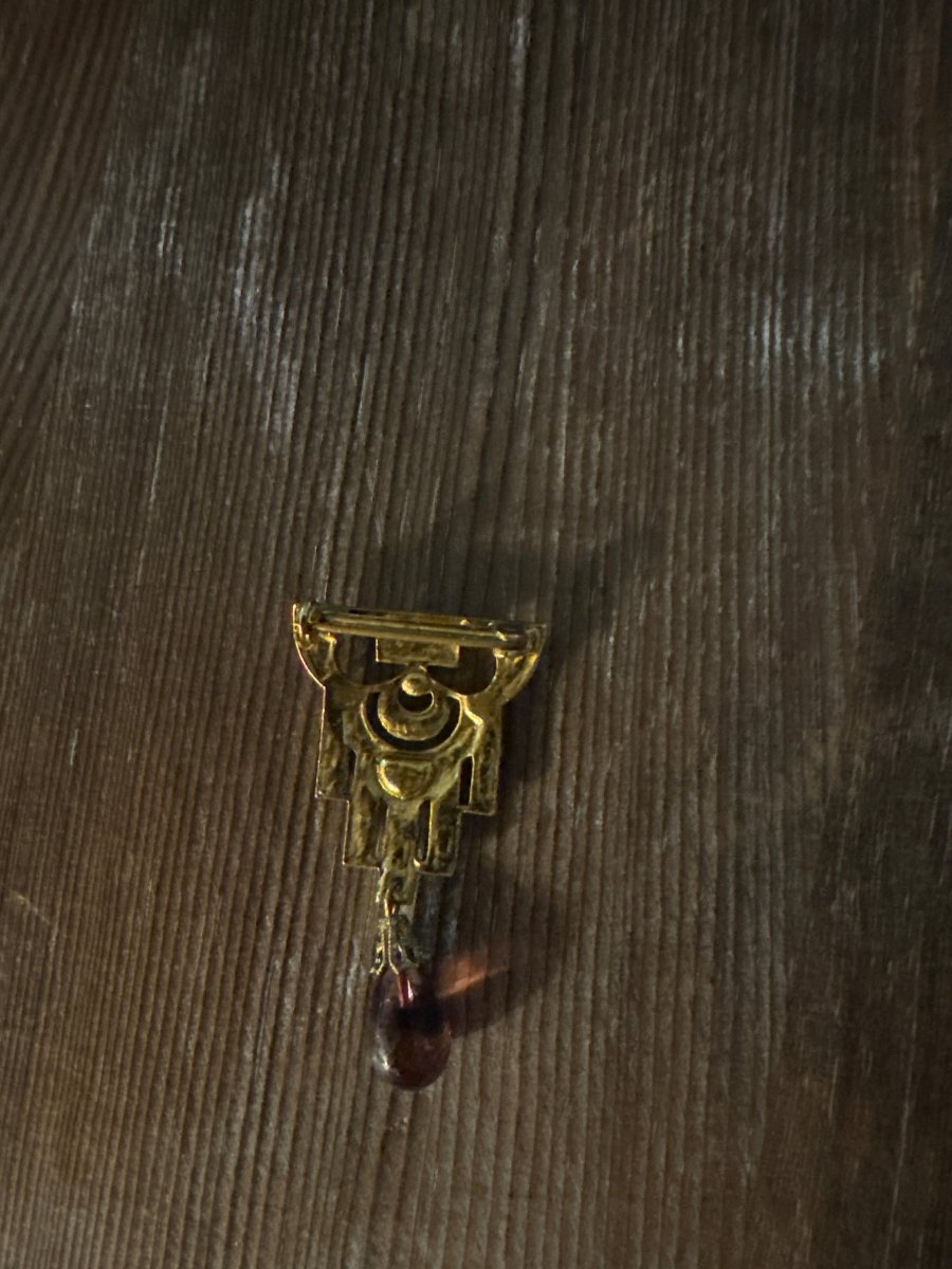 Vintage Brooch Art Deco Design - Dirty30 Vintage