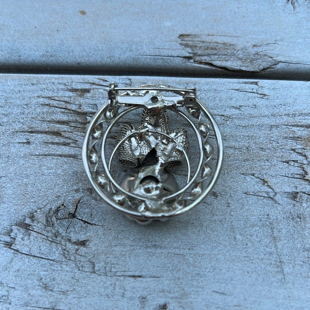 Vintage Circle Brooch - Dirty30 Vintage