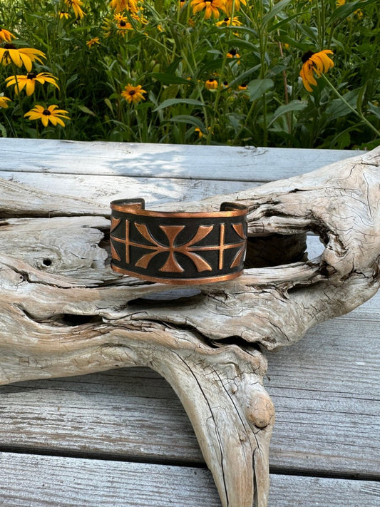 Vintage Copper Cuff Bracelet - Dirty30 Vintage