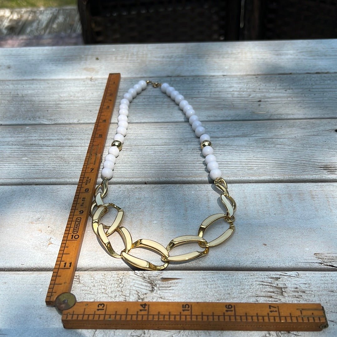 Vintage Enamel Cream/White Set - Dirty30 Vintage