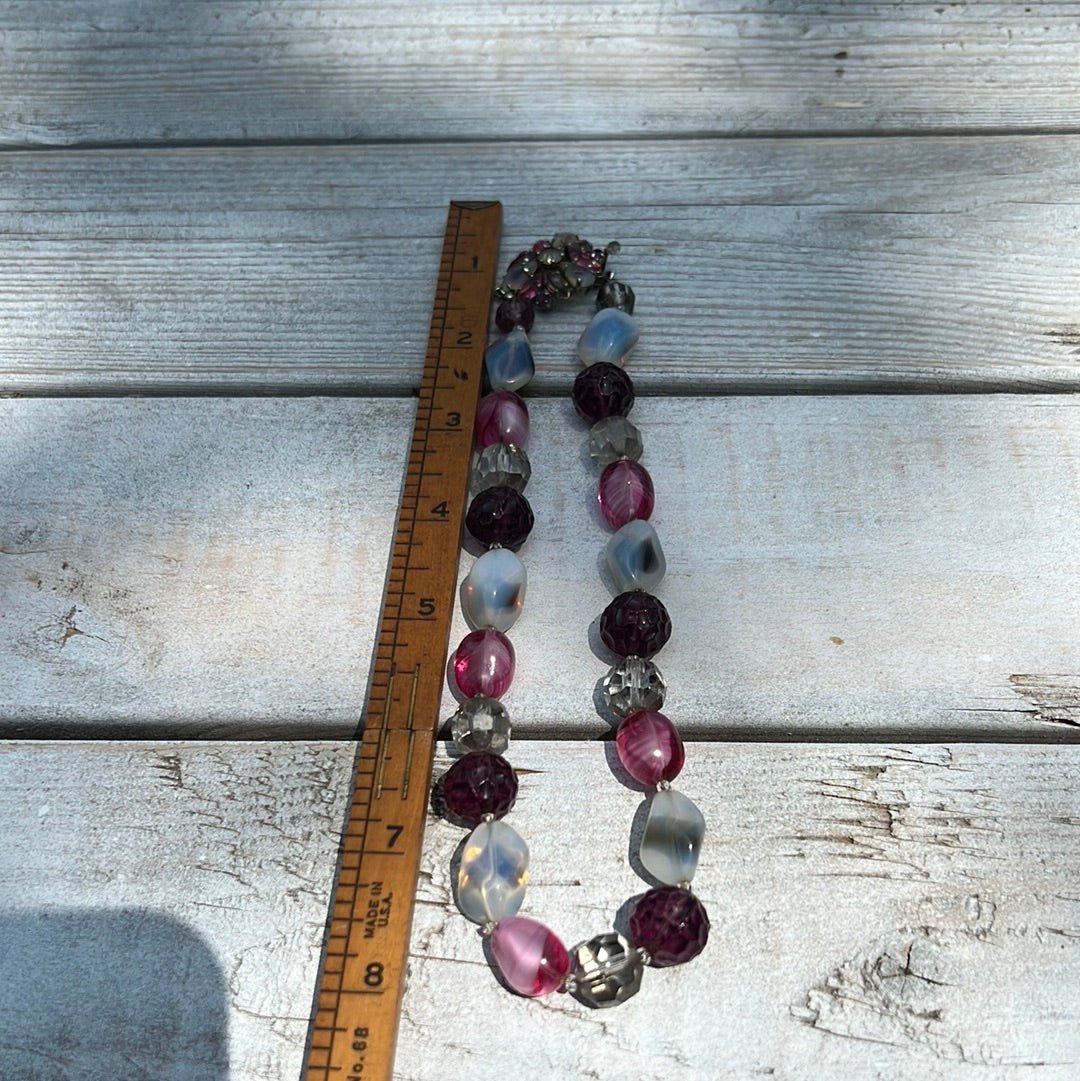 Vintage Glass Beaded Necklace - Dirty30 Vintage