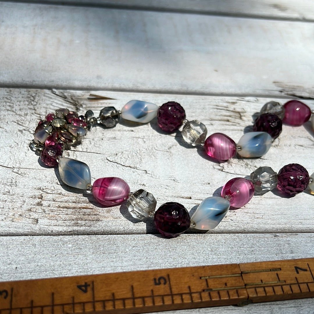 Vintage Glass Beaded Necklace - Dirty30 Vintage