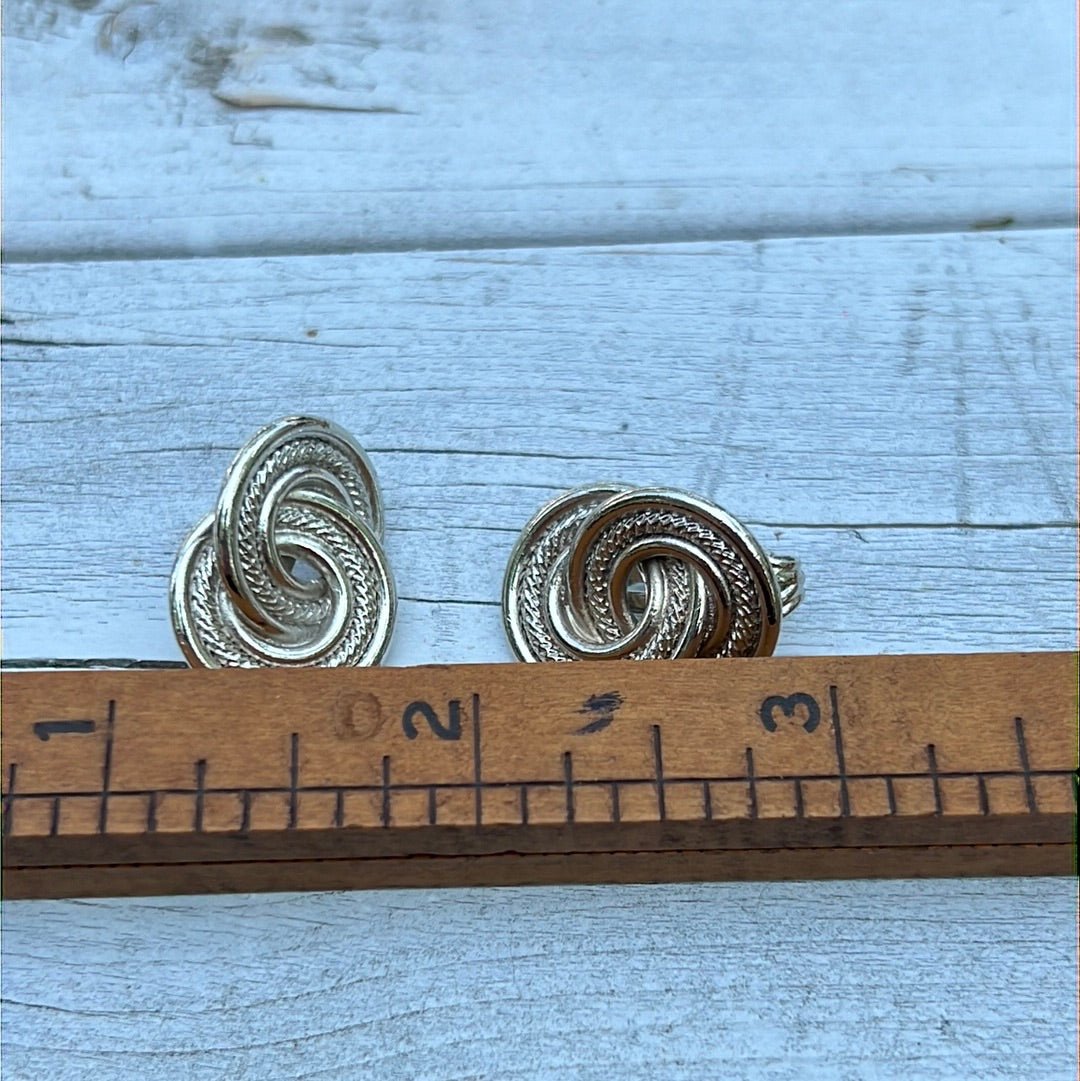 Vintage Infinite Circle Earrings - Dirty30 Vintage