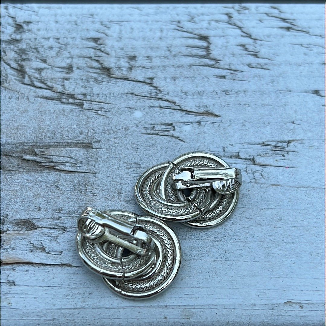 Vintage Infinite Circle Earrings - Dirty30 Vintage