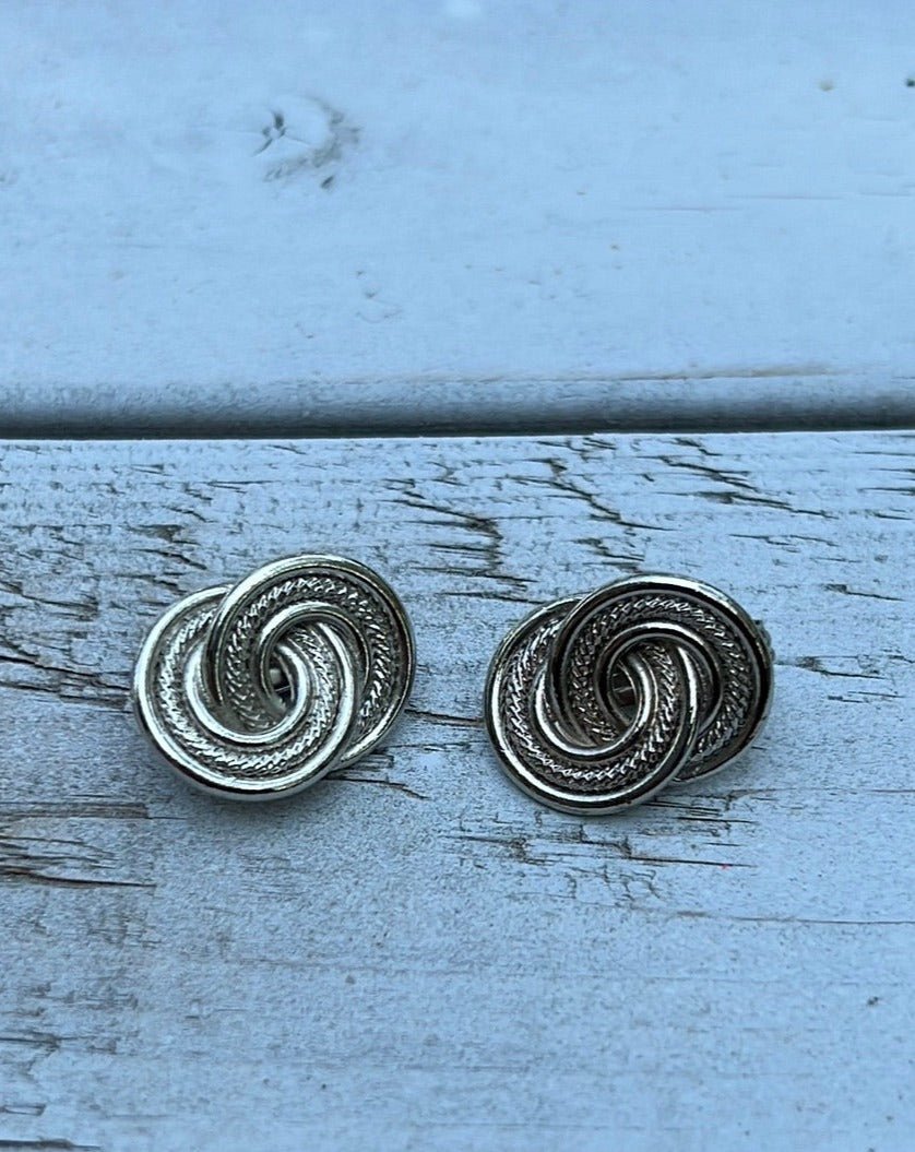 Vintage Infinite Circle Earrings - Dirty30 Vintage