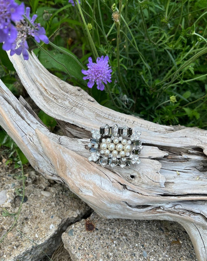 Vintage Inset Brooch - Dirty30 Vintage
