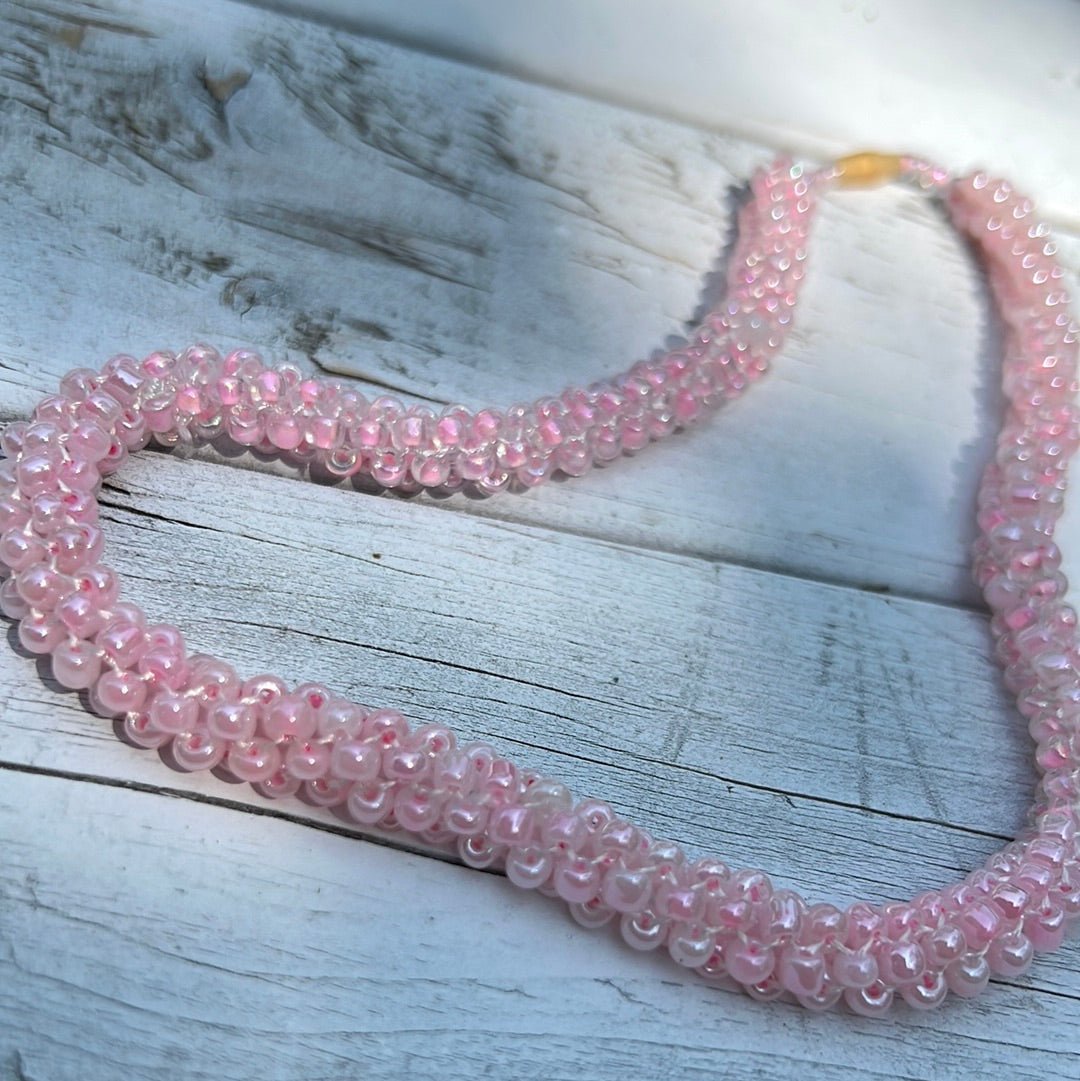 Vintage Pink Beaded Set - Dirty30 Vintage