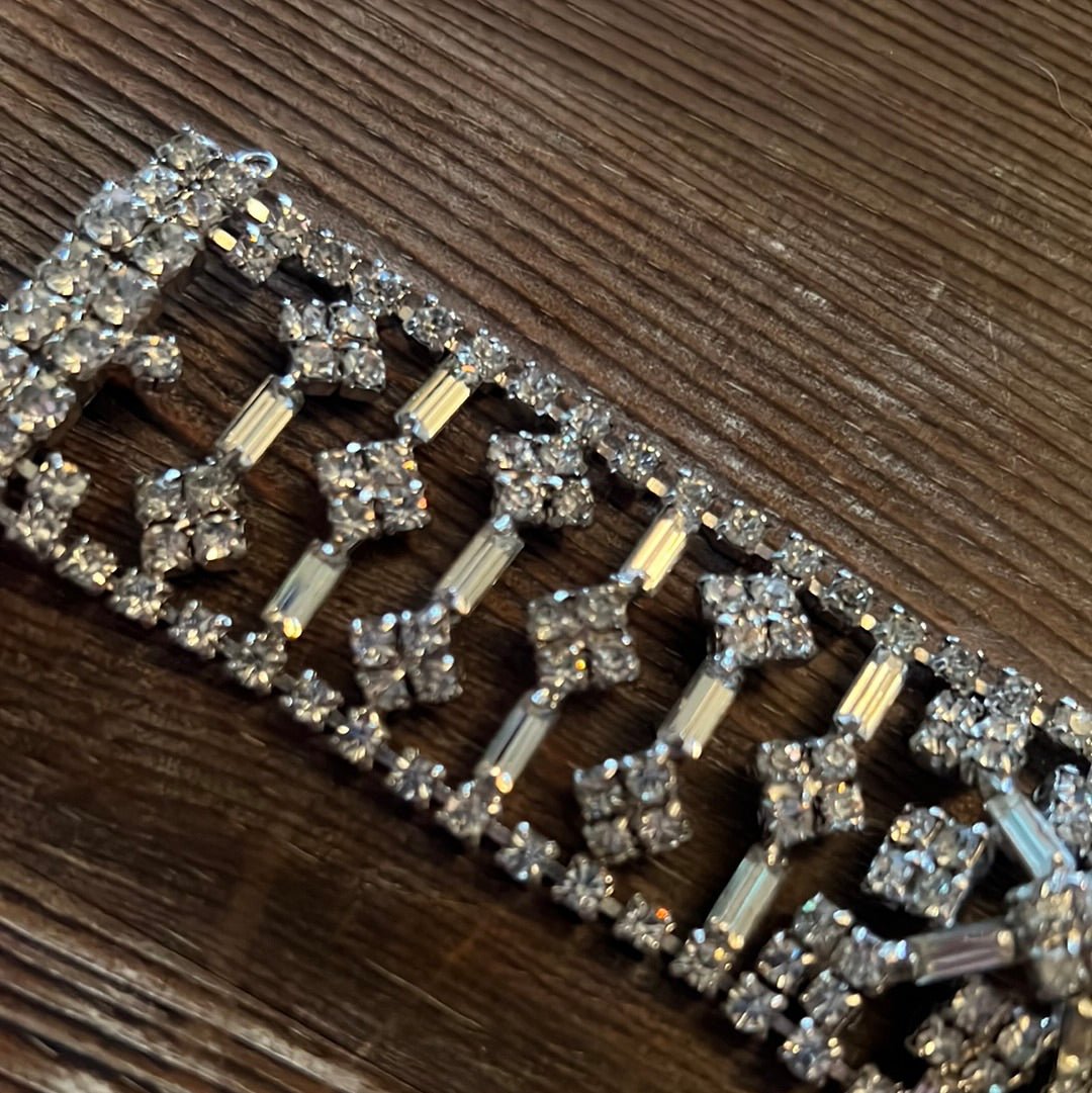 Vintage Rhinestone Bracelet - Dirty30 Vintage