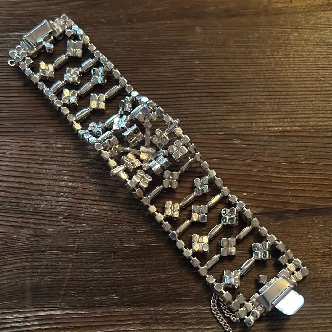 Vintage Rhinestone Bracelet - Dirty30 Vintage