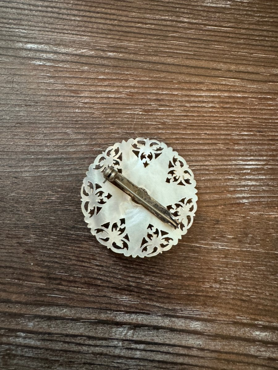 Vintage Victorian Era 7 Point Star Brooch - Dirty30 Vintage