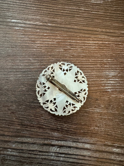Vintage Victorian Era 7 Point Star Brooch - Dirty30 Vintage