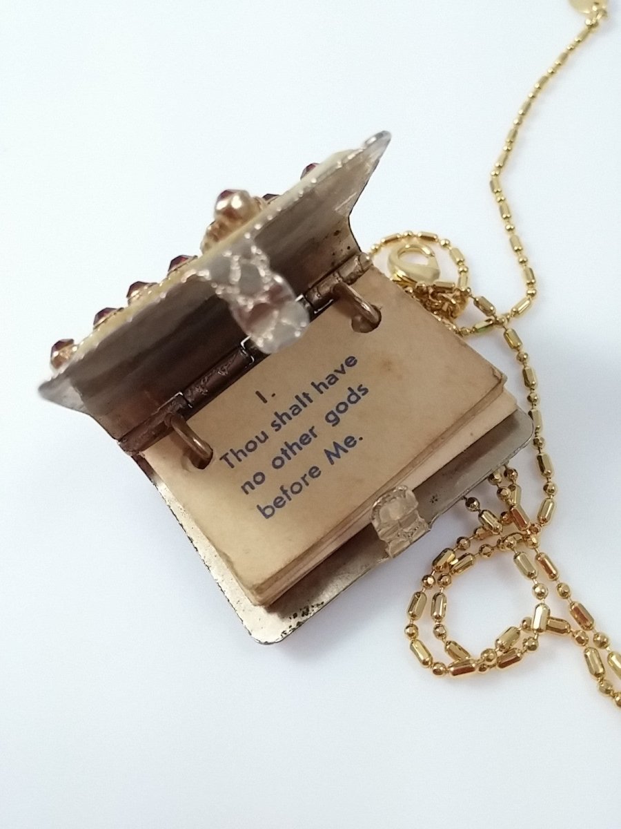 10 Commandment Bible Necklace - Dirty30 Vintage