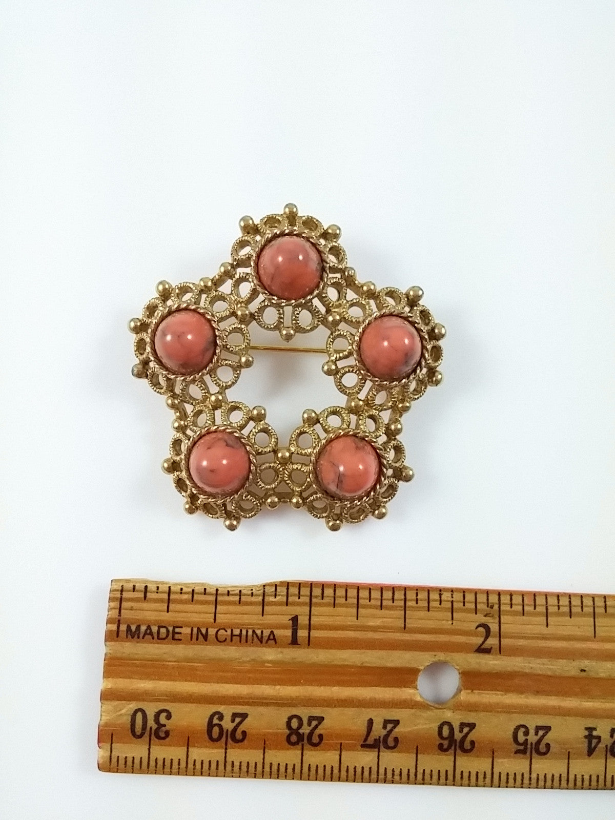Vintage "Valencia" Brooch by Sarah Coventry circa 1970 - Dirty 30 Vintage | Vintage Clothing, Vintage Jewelry, Vintage Accessories
