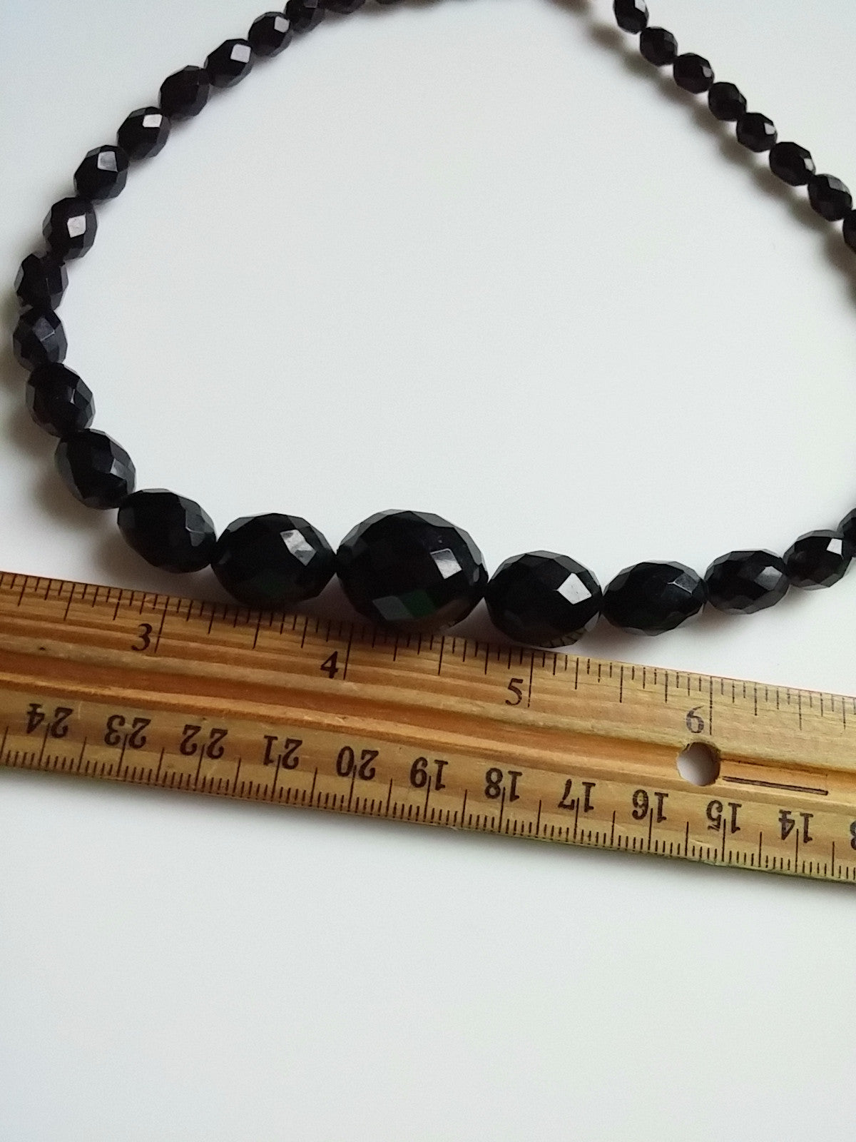 Vintage Black Beaded 16" Necklace - Dirty 30 Vintage | Vintage Clothing, Vintage Jewelry, Vintage Accessories