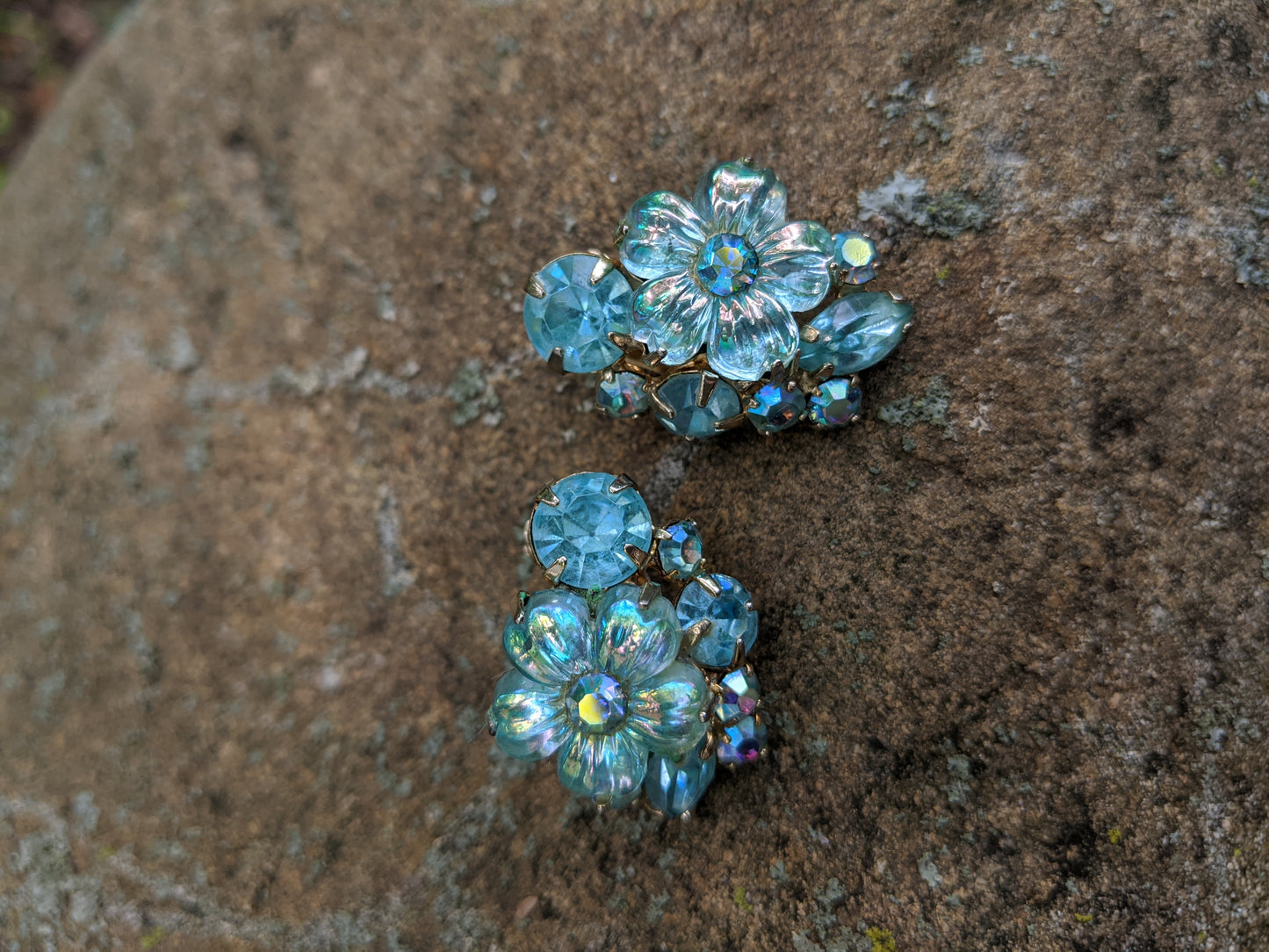 Floral Clip Earrings