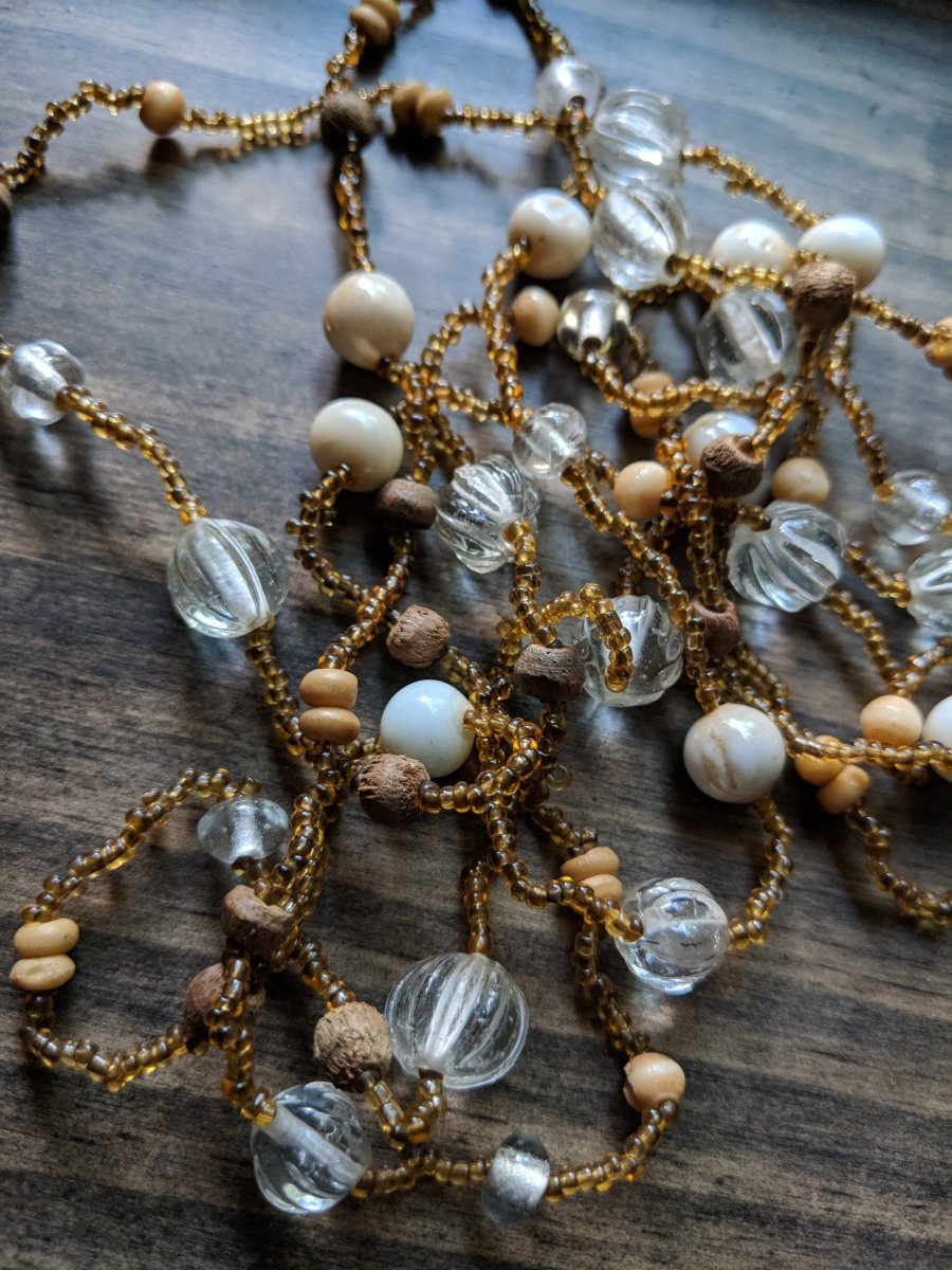 Beaded Necklace - Earth Tones - Dirty30 Vintage