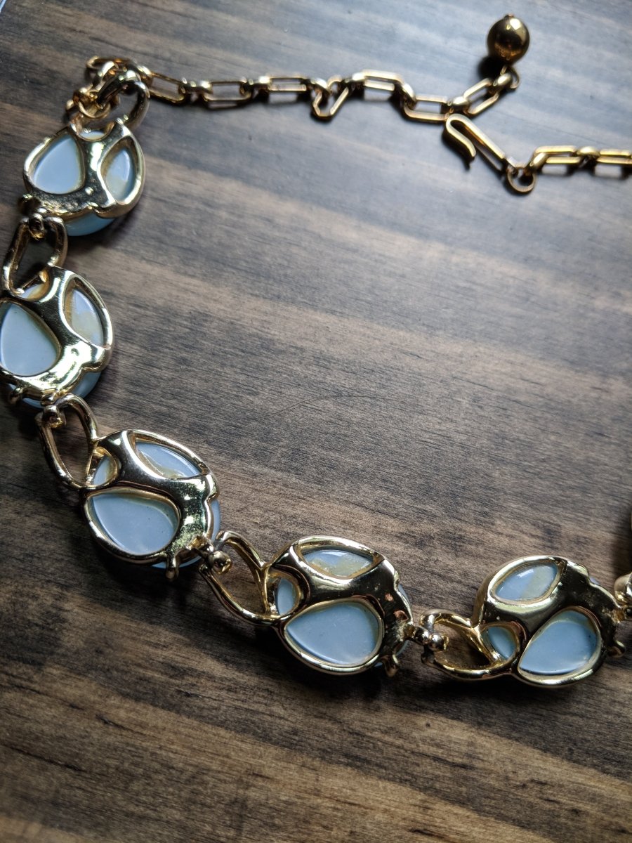 Blue Moonglow chocker - Dirty30 Vintage