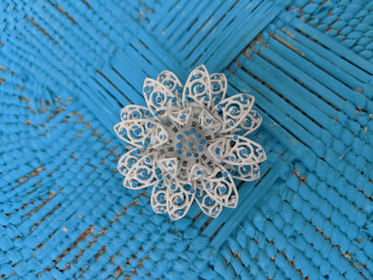 Crown Trifari Enamel Brooch - Dirty30 Vintage