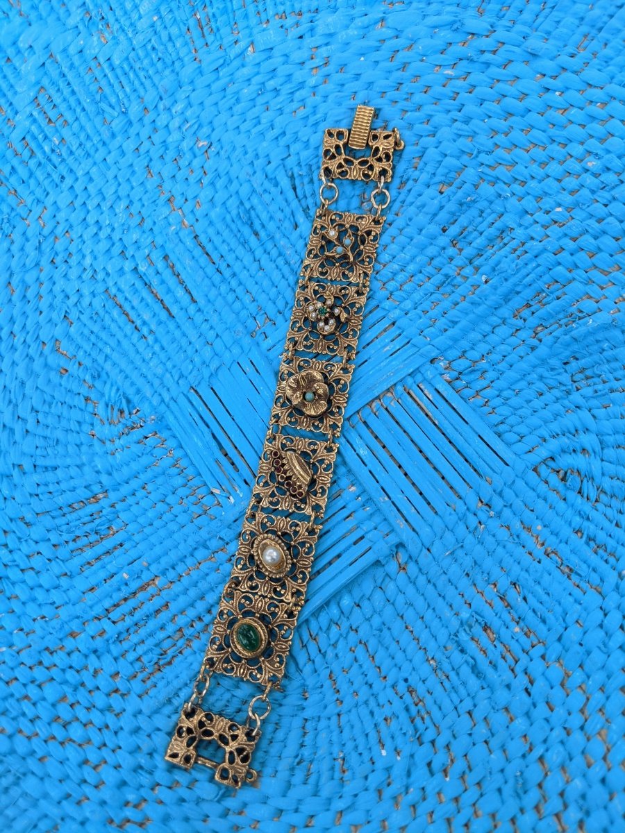 Goldette Victorian Revival Bracelet - Dirty30 Vintage